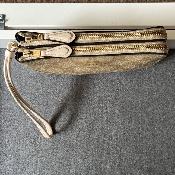 Coach Tan Wristlet Clutch - Picture 5 of 14